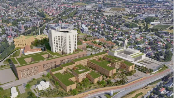 Loe Betongelementer leverer bæresystem til deler av nye Aker sykehus