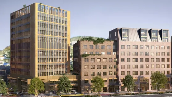 Loe Betongelementer - signert kontrakt Drammen Helsepark