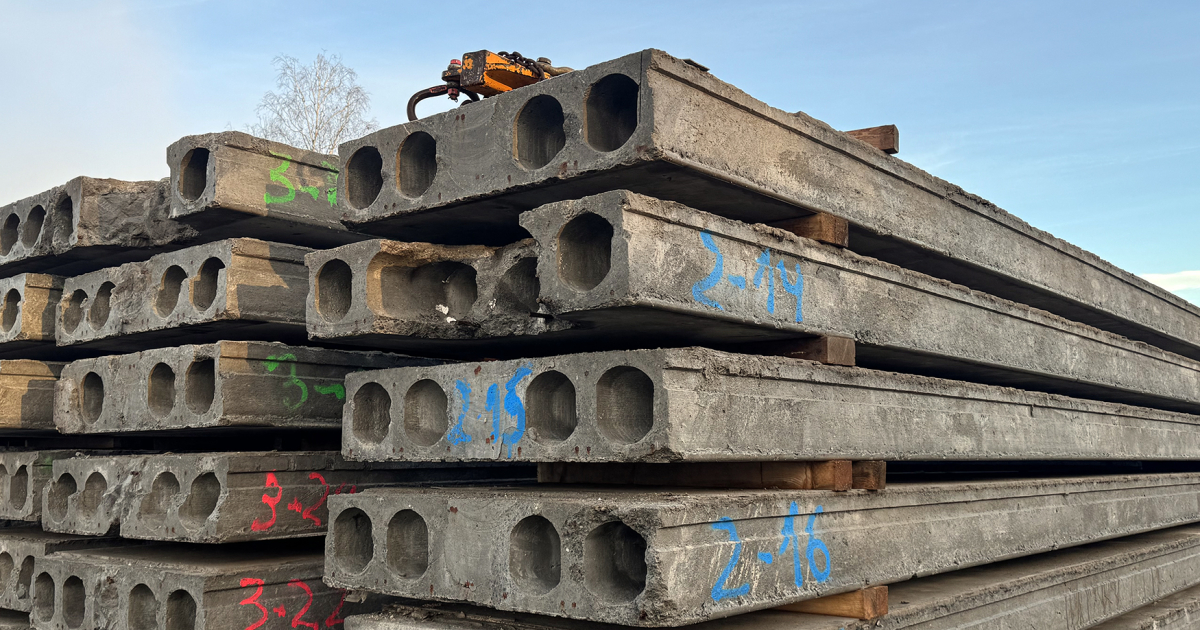 Ombruk av hulldekker | Loe Betongelementer