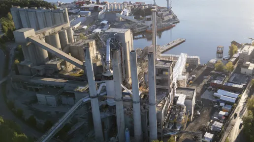 Heidelberg Materials Sement Norge - karbonfangstanlegg Brevik