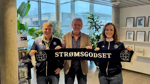Loe Betongelementer og Loe Elementmontasje sponsorat Str&oslash;msgodset