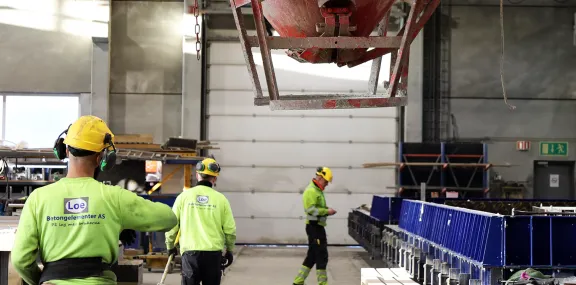 Loe Betongelementer - produksjonslokaler