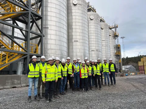 Loe ansatte foran CCS-anlegg i Brevik